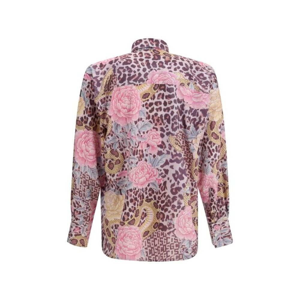 GCDS Multicolor Polyester Pattern Men's Shirt - Picture 2 of 3